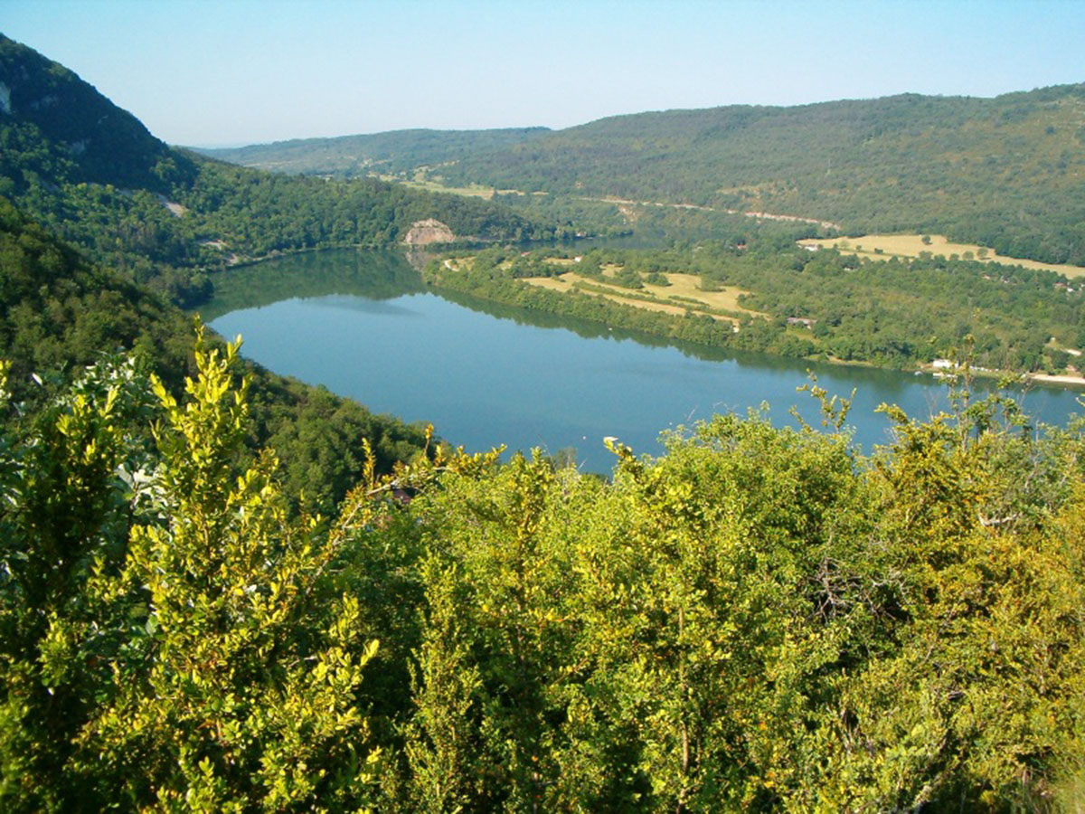 Paysage de Serrires-sur-Ain