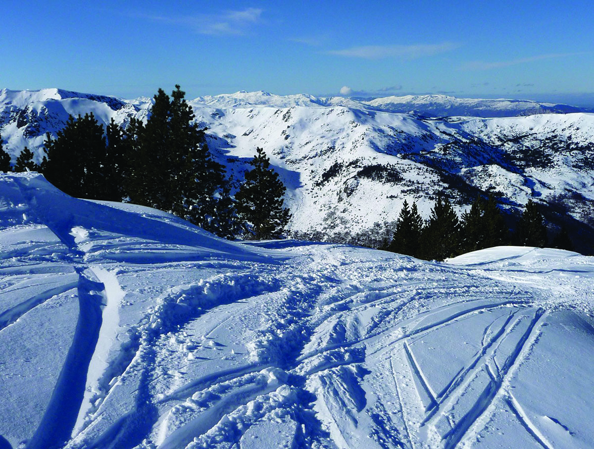 Piste de ski de la station Goulier Neige